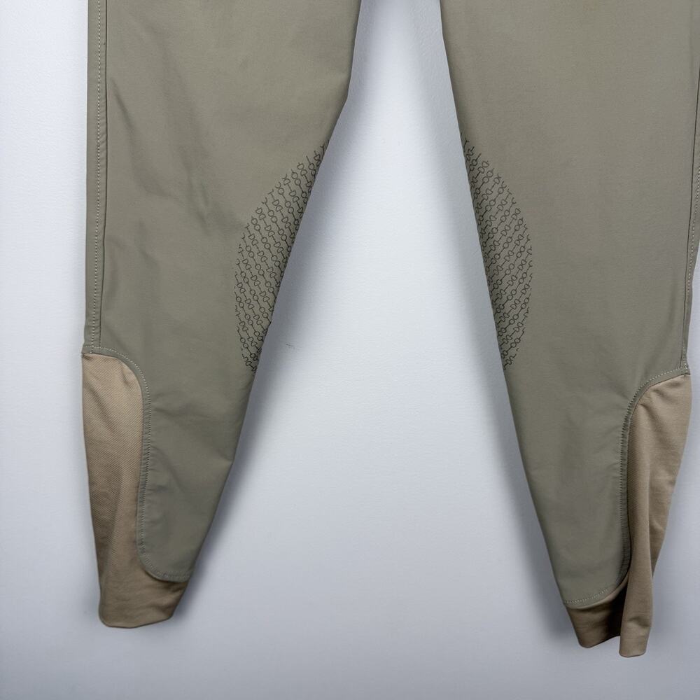 Dover Saddlery Equestrian Riding Breeches Women's Size 28 Beige Knee Grip - Picture 8 of 13